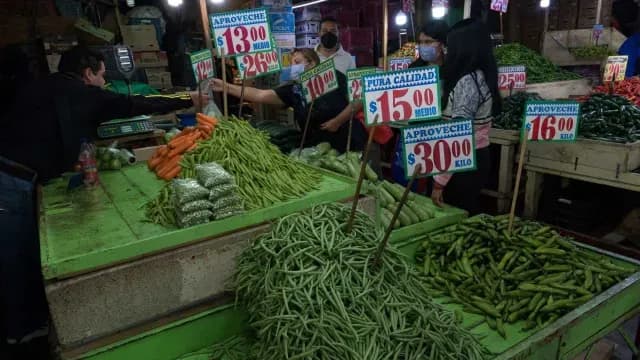 Inflación en México sube a 7.94 % en primera quincena de enero