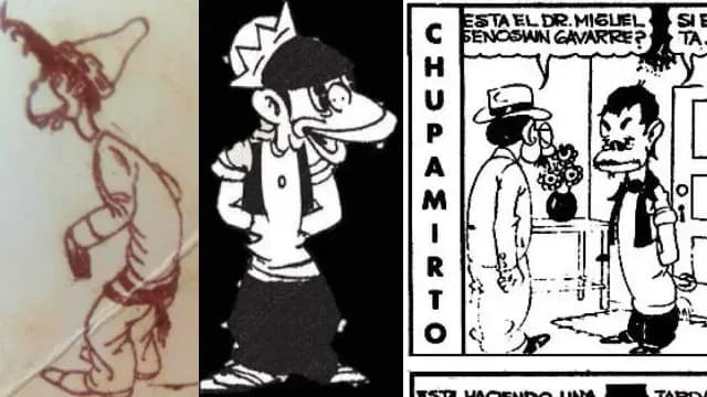 Así evolucionó la apariencia de Chupamirto. Foto: Museo del Estanquillo/UNAM/Hemeroteca Nacional