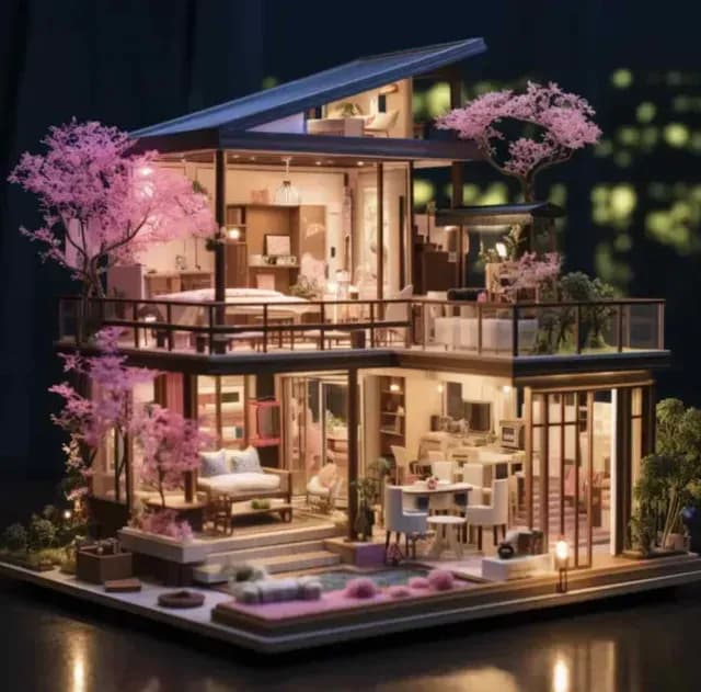 La casa de Barbie si estuviese en Japón