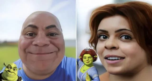 Así se verían Shrek y los demás personajes de la cinta en la vida real