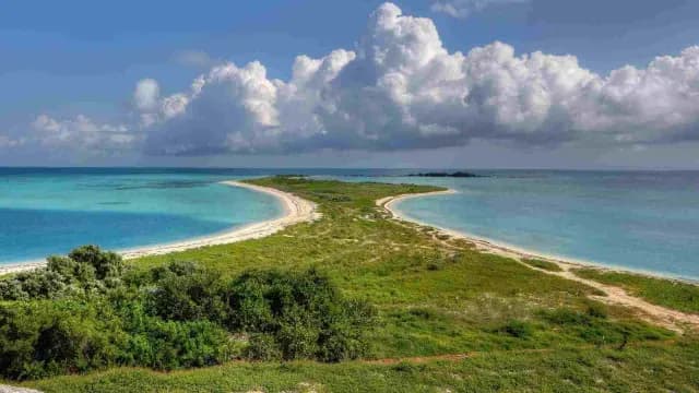 El parque nacional se encuentra ubicado en la isla Cayo Hueso