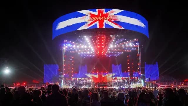 Así fue el escenario del Concierto de Coronación de Carlos III
