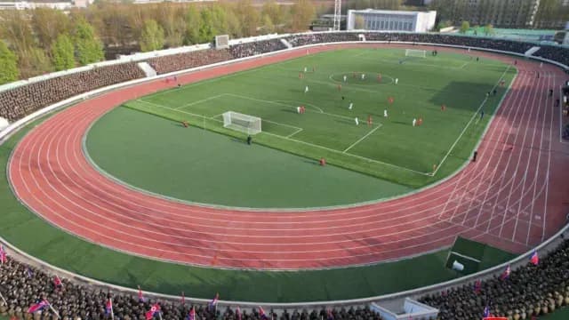 Estadio de Pionyang en Corea del Norte