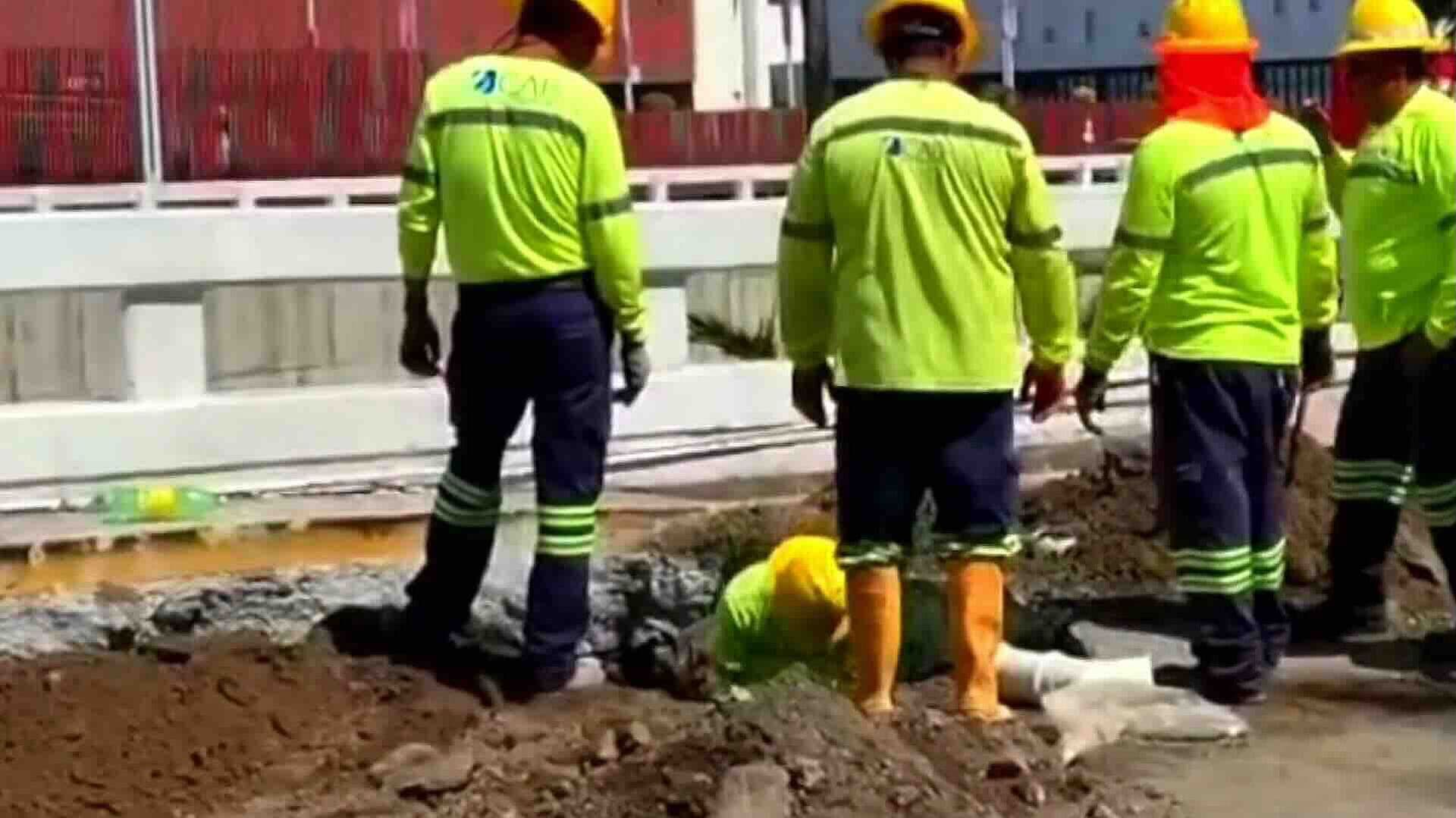 Enorme Socavón Cerró Distribuidor Vial en Boca del Río, Veracruz