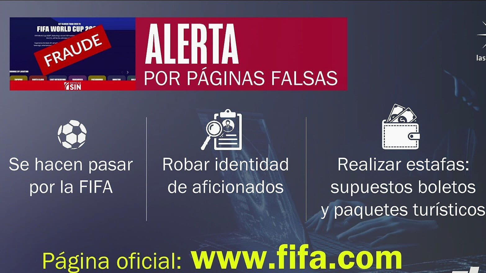 Mundial 2026: FBI Detecta Estos Sitios Web Falsos que Se Hacen Pasar por la FIFA