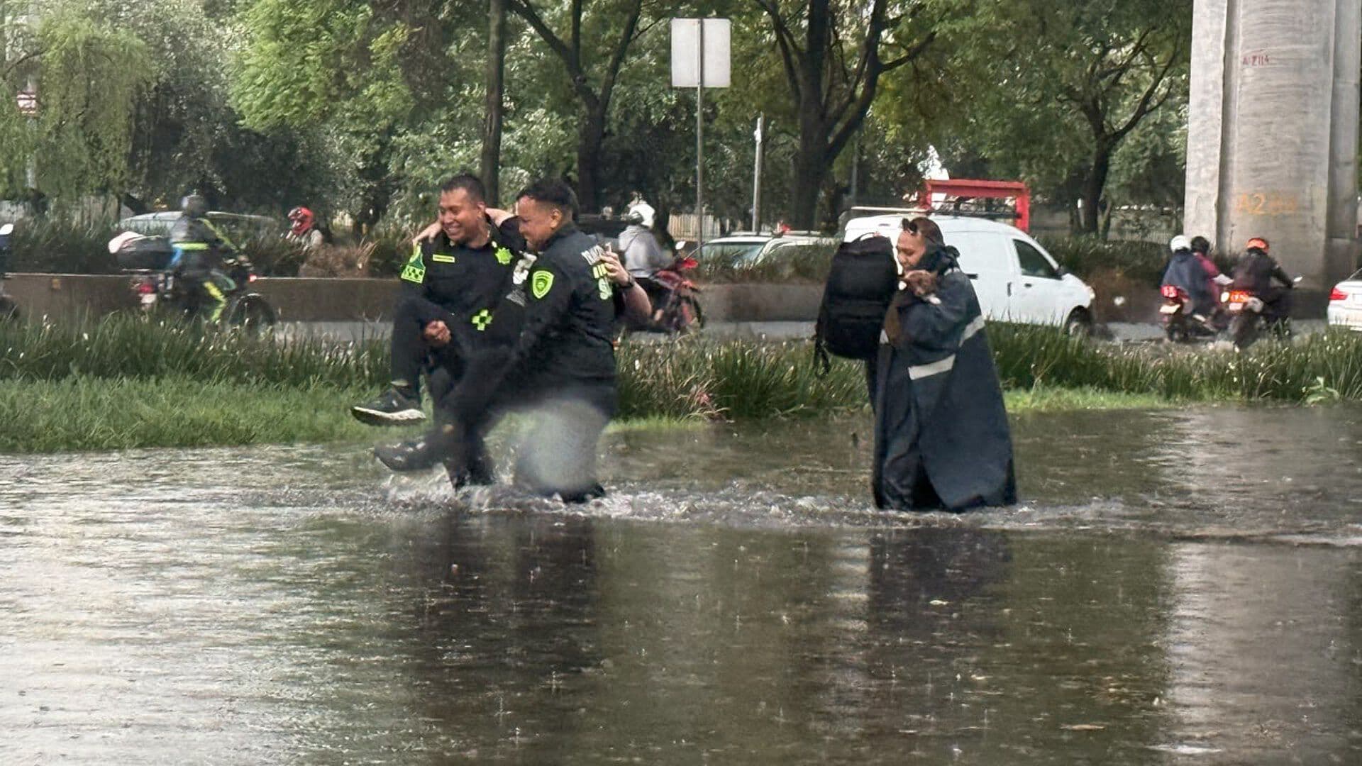 Lluvias Dejan Severas Afectaciones en el Sur de la Ciudad de México