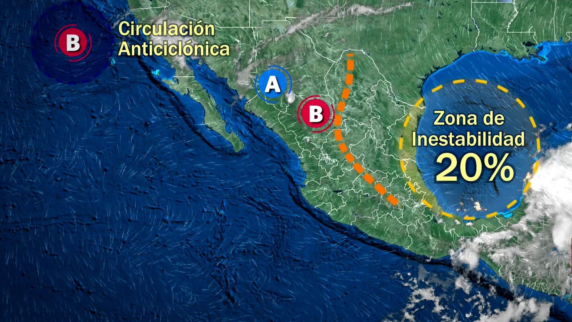 Conagua Vigila Dos Zonas de Baja Presión con Potencial Ciclónico en México