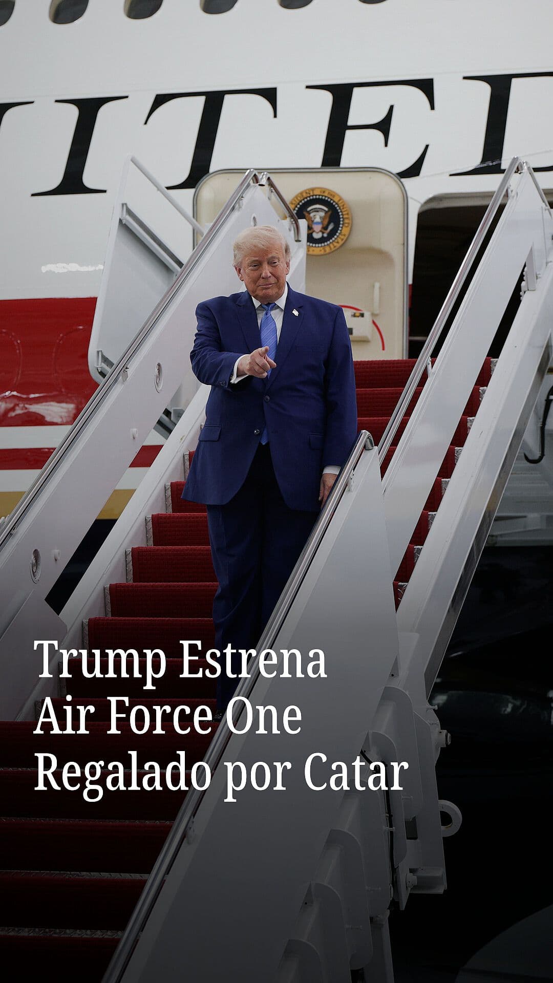 Trump Estrena Air Force One Regalado por Catar