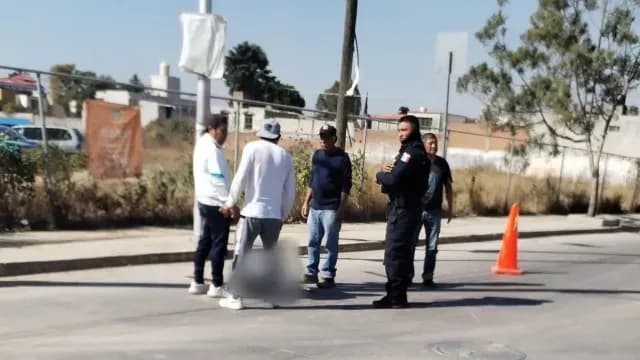 Mujer muere atropellada en la col. Guadalupe Hidalgo. Foto: X @ciudadano_pue