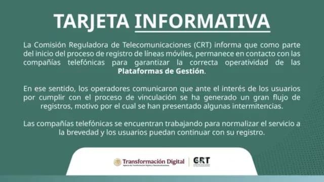 Usuarios saturan registro telefónico. Foto: CRT