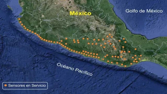 Sensores de alerta sísmica. Foto: Gobierno de México