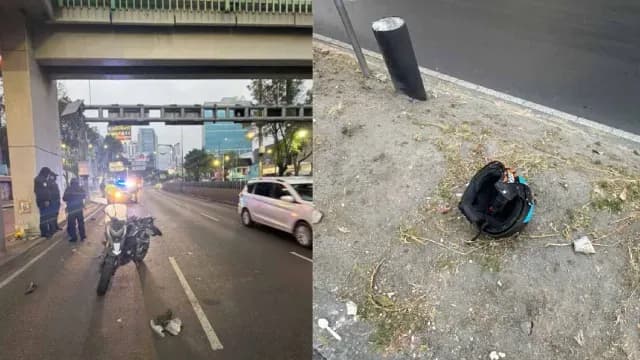 Muere motociclista hoy. Foto: N+