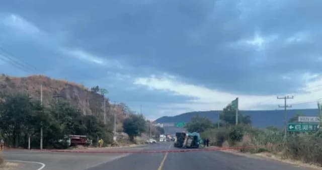 Accidente en Jalisco. Foto: Guardia Nacional