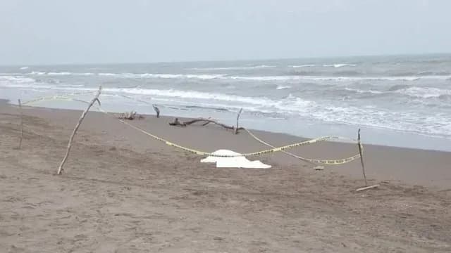Hallan cuerpo sin vida de adolescente poblano en playa de Veracruz. Foto: Protección Civil Tecolutla