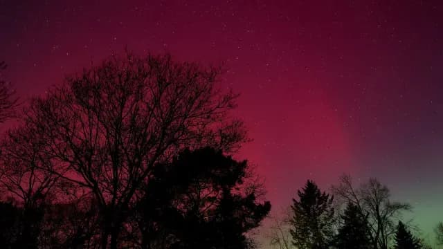 Aurora boreal captada en Alemania