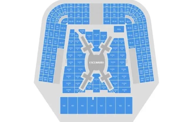 mapa bts mexico estadio gnp oficial