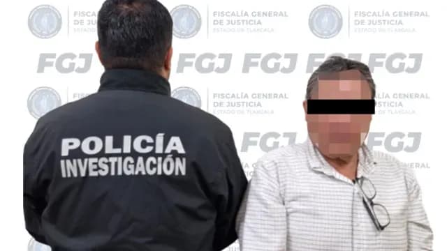 Gregorio "N" fue detenido tras el homicidio de su hermana. Foto: Fiscalía General de Justicia