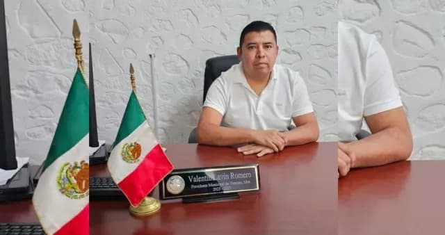 Presidente municipal Valentin Lavin Romero. Foto: FB