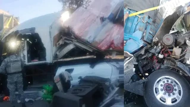 El choque por alcance entre varias unidades provocó cuantiosos daños. Foto: N+
