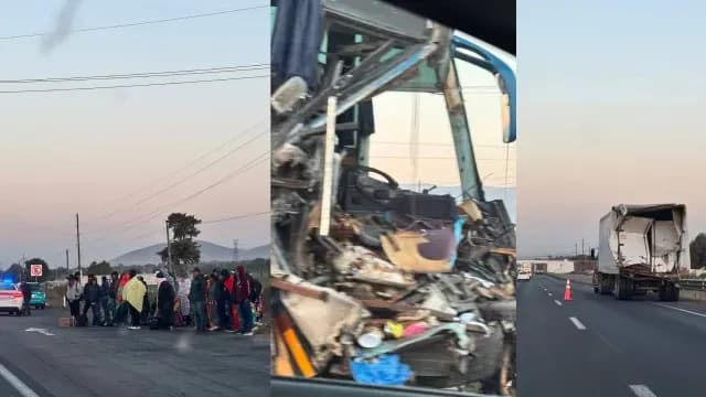Guardia Nacional auxilió a los pasajeros varados tras el accidente. Foto: N+