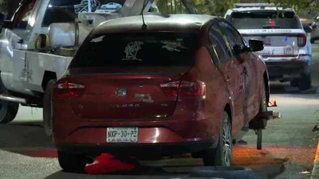 El auto en el que escapaba fue asegurados y remolcado por la policía. Foto: N+