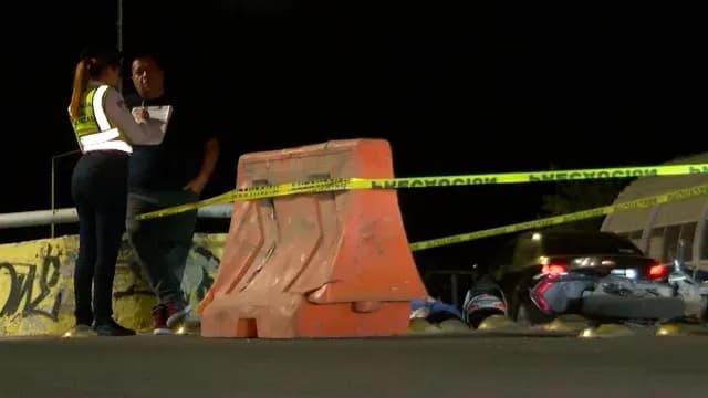 Motociclista muerto en Guadalajara. Foto: N+