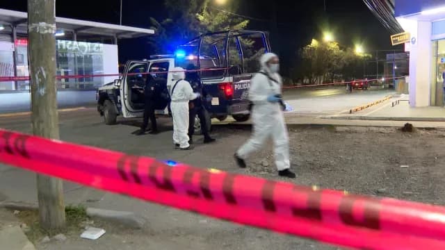 Investigan homicidio frente a farmacia de la ciudad de Puebla. Foto: N+