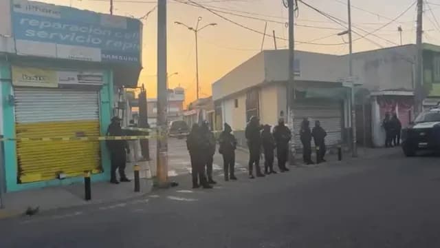 Policías Estatales impiden el paso durante las investigaciones. Foto: N+