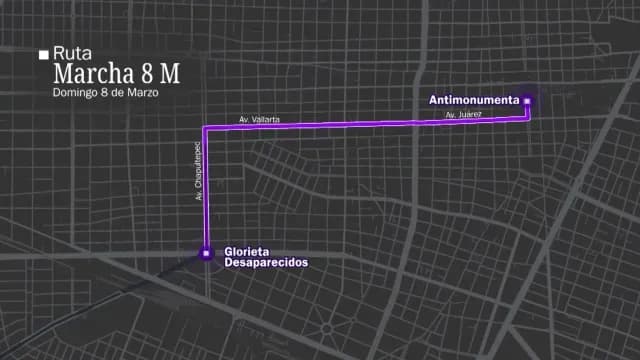 Cierres Viales de la marcha 8M