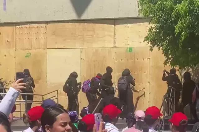 Bloque en Jalisco. Foto: Especial