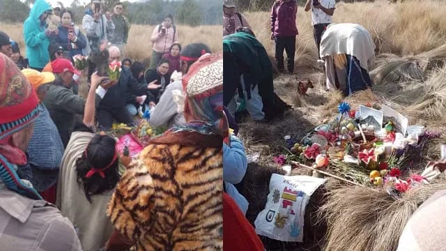 Realizan ofrenda para "Don Goyo" este 12 de marzo. Foto: Facebook Mitchelle Juarez Cordoba