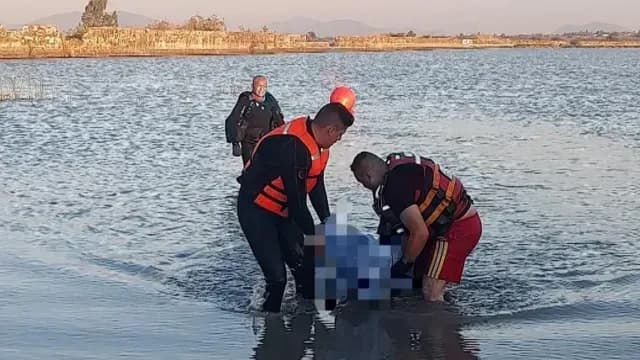 Menor muere en presa de Tlajomulco. Foto: Protección Civil Jalisco