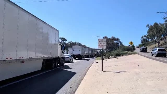 Tránsito Vehicular Lento en Autopista Interestatal 805 en San Diego | Foto: N+
