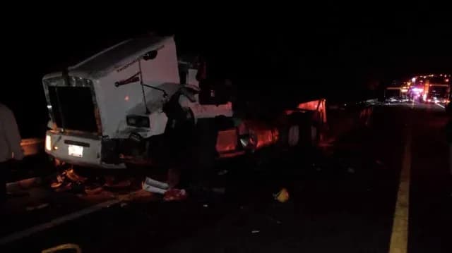 Reportan Choque Carretera Federal 81 en Tamaulipas