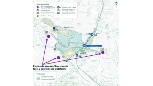 Partido México vs Portugal: ¿Cómo Entrar al Estadio si Llegas en Taxi de App? | Mapa con Accesos