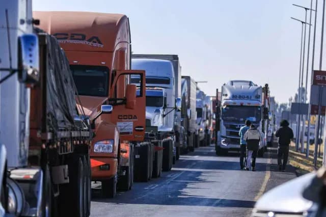 Paro Nacional Transportistas. Foto: Cuartoscuro