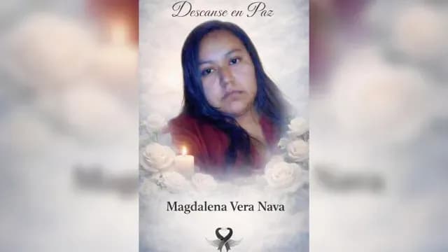 Magdalena de 35 años no sobrevivió a las heridas por el incendio. Foto: Familia Vera