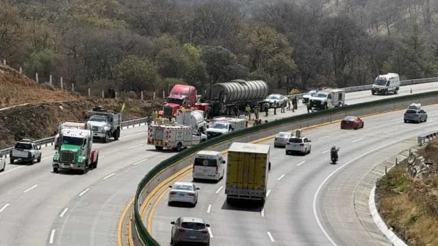 Accidnte en la México-Puebla hoy