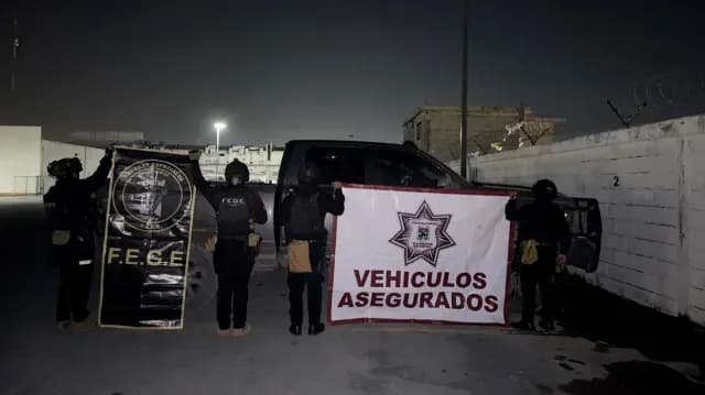 Decomisan Camioneta con Reporte de Robo en Reynosa