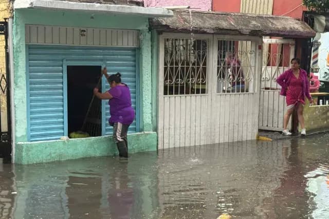 Inundaciones en la CDMX. Foto: N+