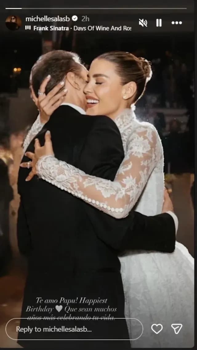 Michelle Salas Luis Miguel foto cumpleaños