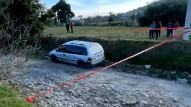 El cadáver de una persona sin identificar fue localizado en Acajete. Foto: SSC