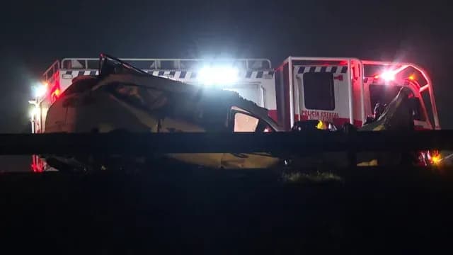 El conductor no logró frenar a tiempo y se impactó por alcance. Foto: N+