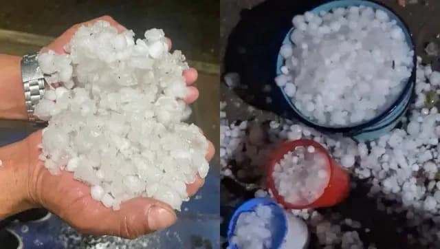 Granizo en Tulcingo del Valle. Foto: Facebook Guerrero Trejo Al