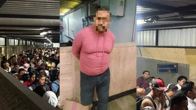Presunto acosador. Foto: Metro CDMX