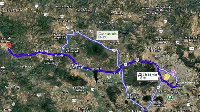 Accidente deja 11 muertos en carretera. Foto: Google Maps