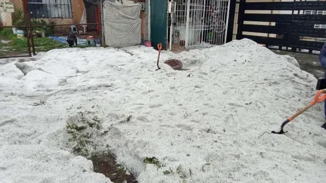 Fuerte lluvia en Toluca Hoy.