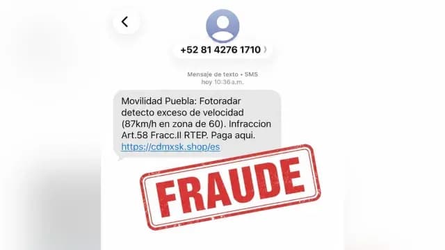 Alertan por multas por exceso de velocidad falsas en Puebla