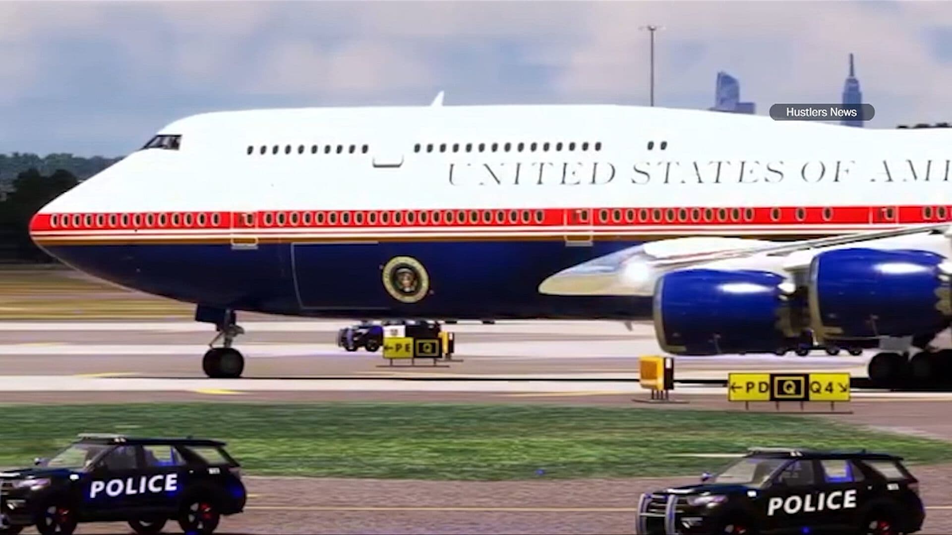 El Presidente Donald Trump Presenta el Nuevo Air Force One