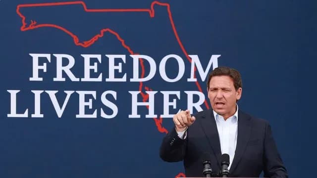 Ron DeSantis, gobernador de Florida, Estados Unidos de América. Foto: AP